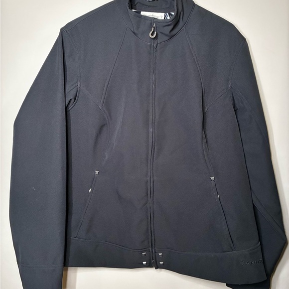 Ariat Size XL Black Jacket Zip Up w/Zebra Print
Micro Fleece Lining Soft Shell - Picture 2 of 14